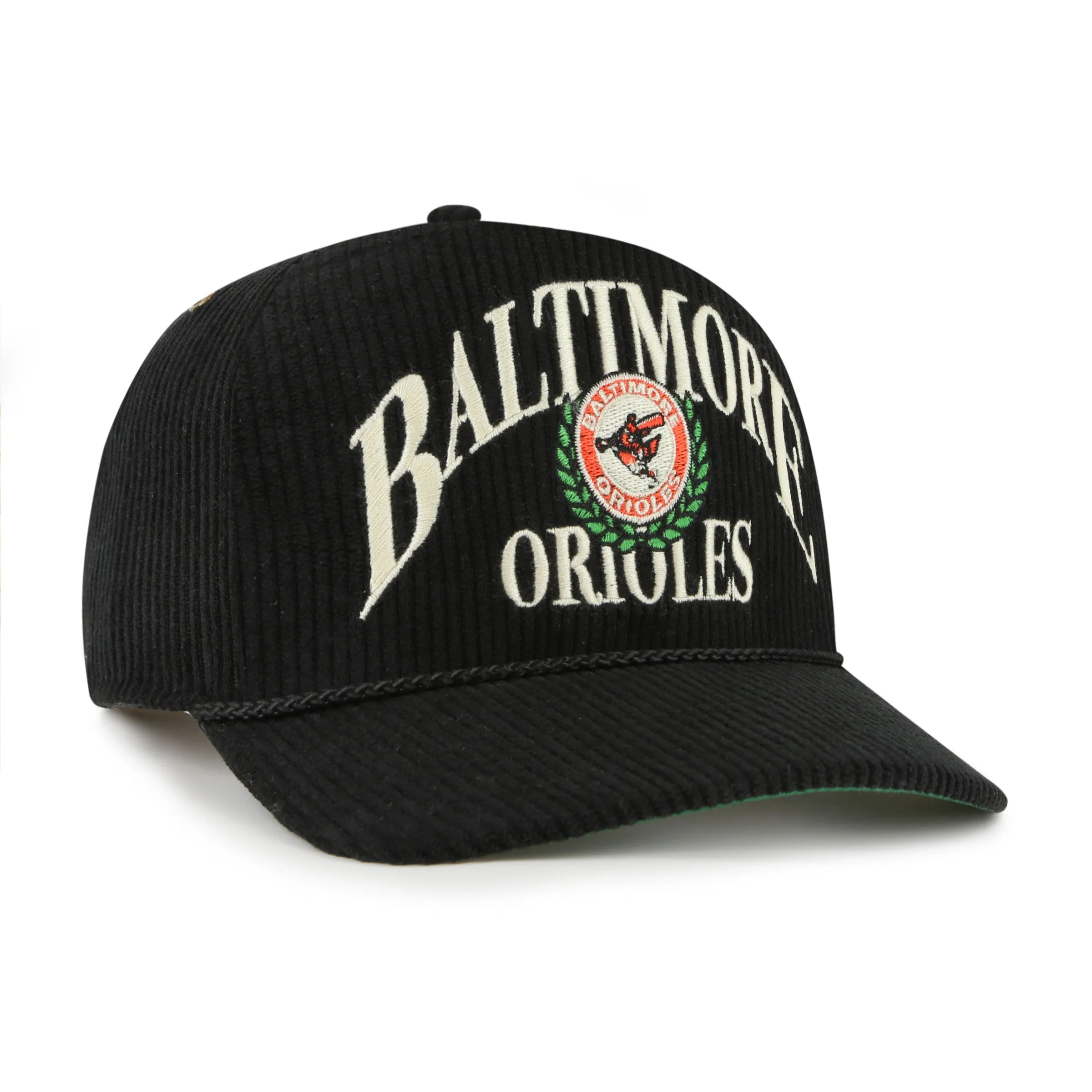 BALTIMORE ORIOLES COOPERSTOWN PITCHOUT ROPE '47 HITCH