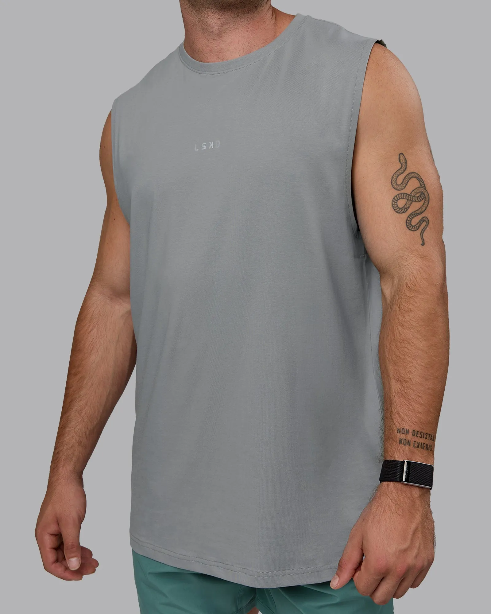 Base FLXCotton Tank - Circular Grey