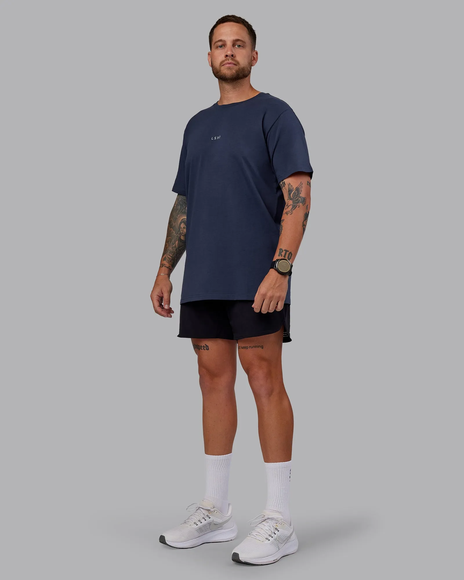 Base FLXCotton Tee - Future Navy