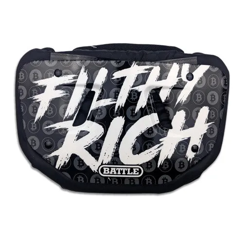 Battle "Filthy Rich" Football Back Plate