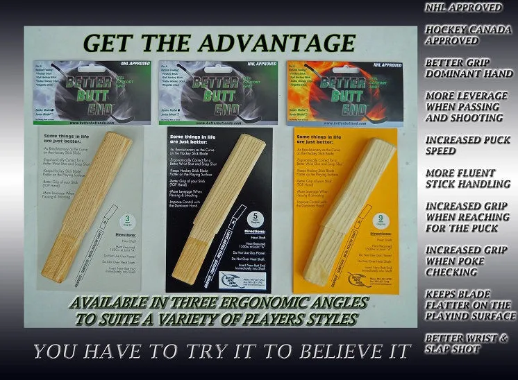 Better Butt End Junior Hockey Stick Plug