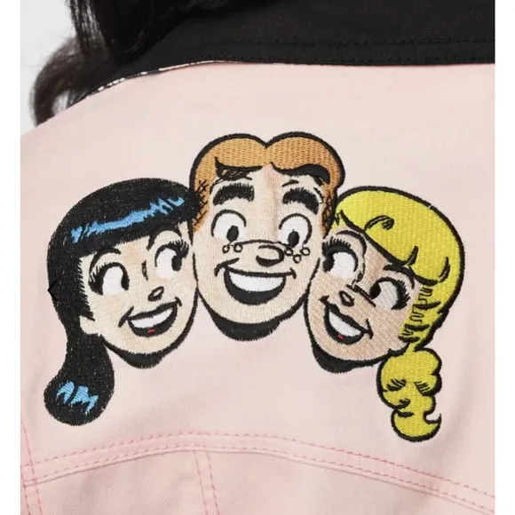 Betty &amp; Veronica x Unique Village Archie Girls Jacket Size XL /14 NWT
