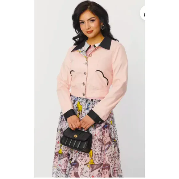 Betty &amp; Veronica x Unique Village Archie Girls Jacket Size XL /14 NWT