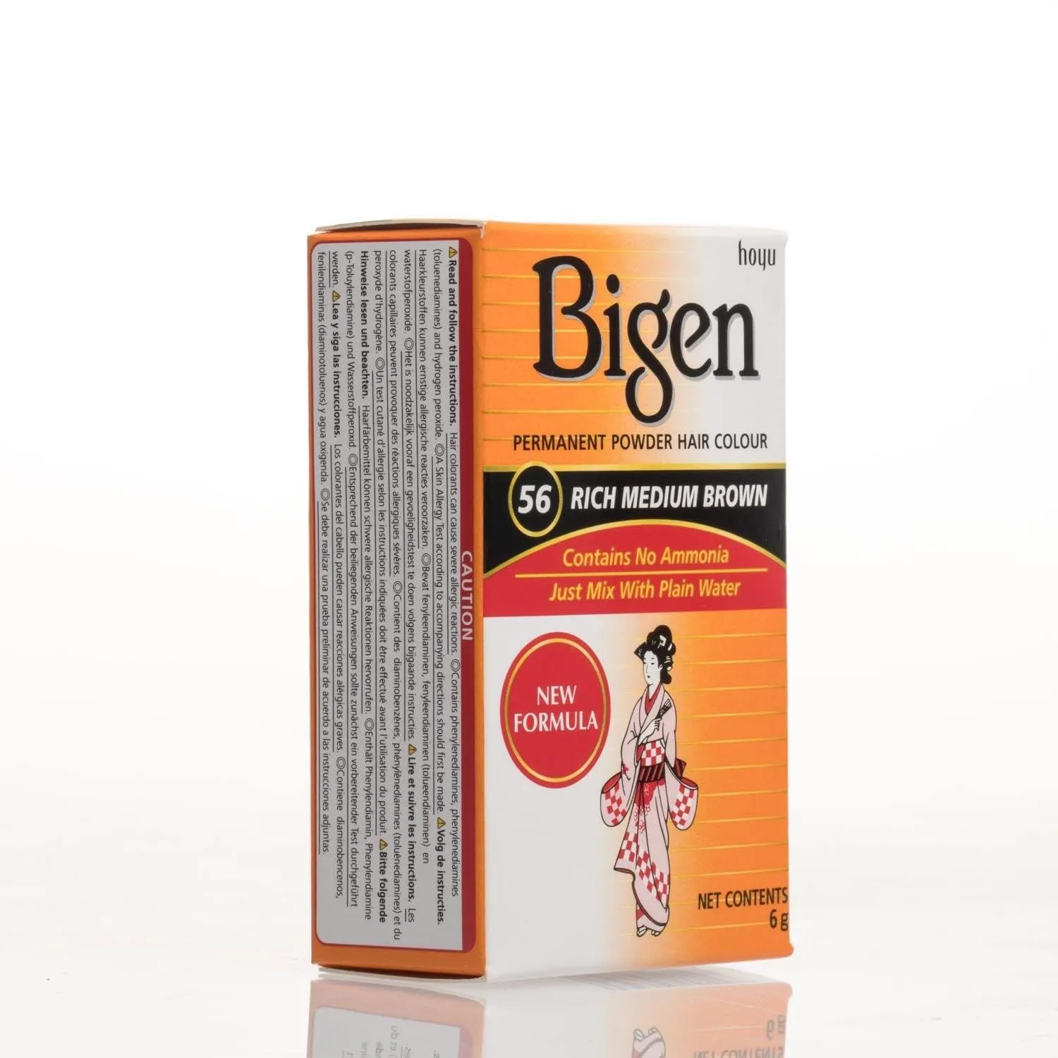 Bigen Permanent Powder Hair Color - 56 - Rich Medium Brown