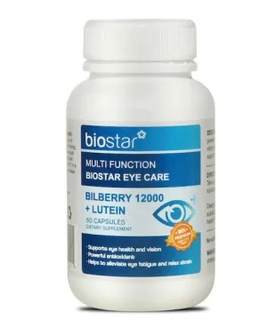 Biostar Eye Care Bilberry 12000   Lutein