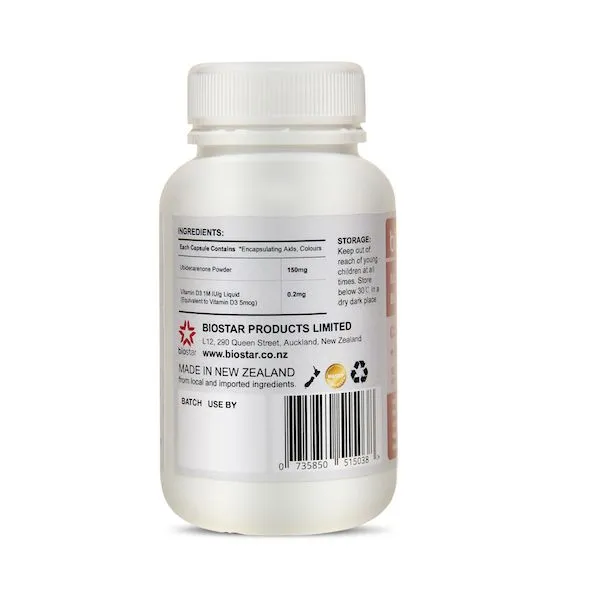 Biostar Heart Care COQ10   Vitamin D3