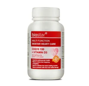 Biostar Heart Care COQ10   Vitamin D3