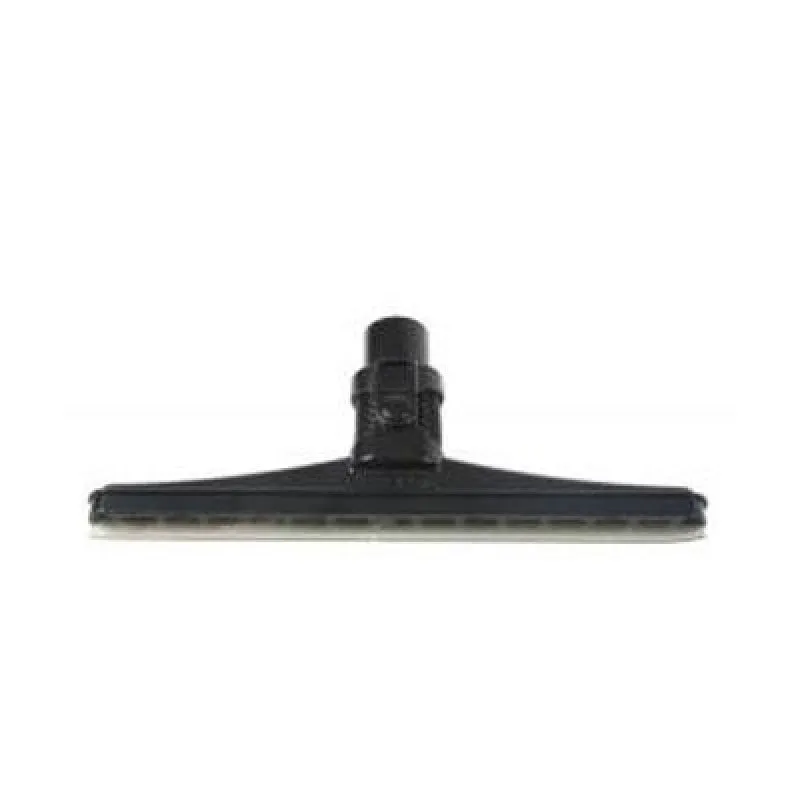 Black Commercial Sidewinder Squeegee Tool - 1 1/2" Neck x 15" Rubber Blade