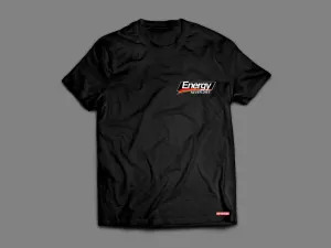 (Black) “ENERGY NEVER DIES” Tee