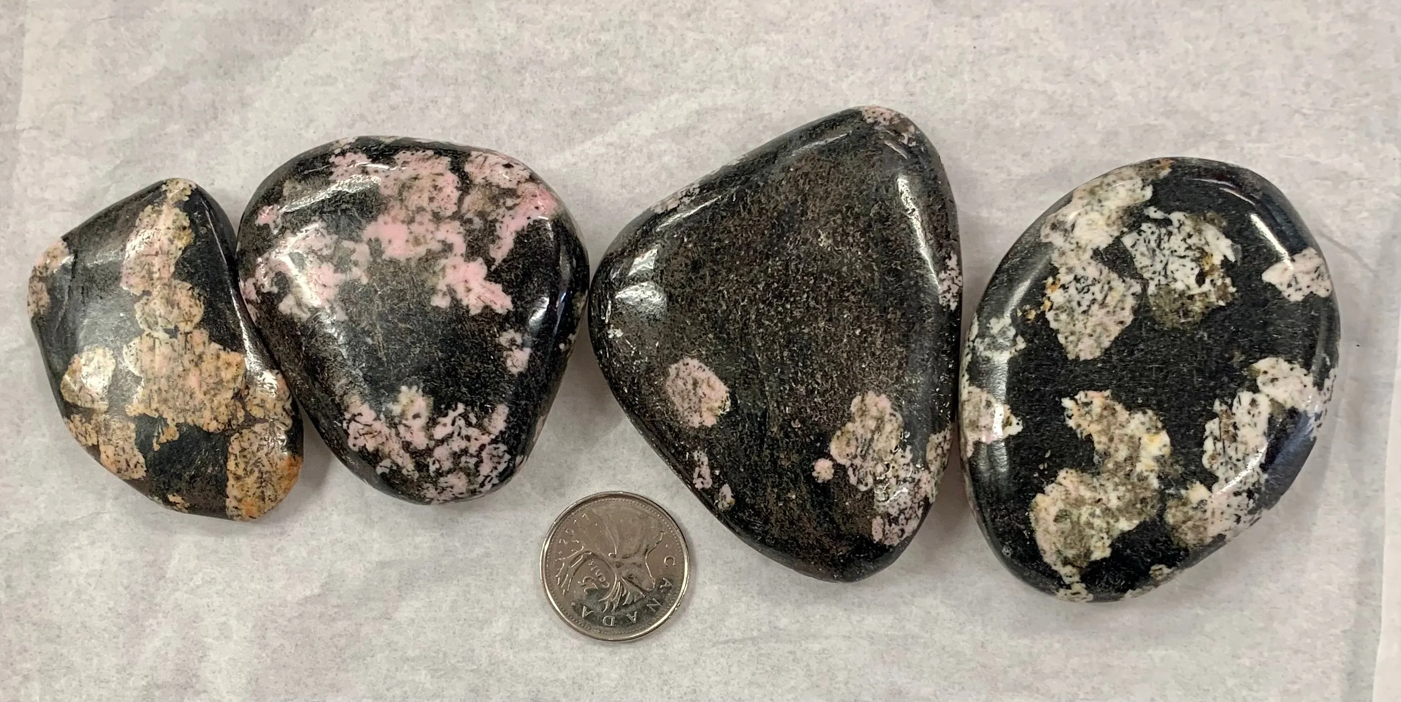 Black Jade with Thulite