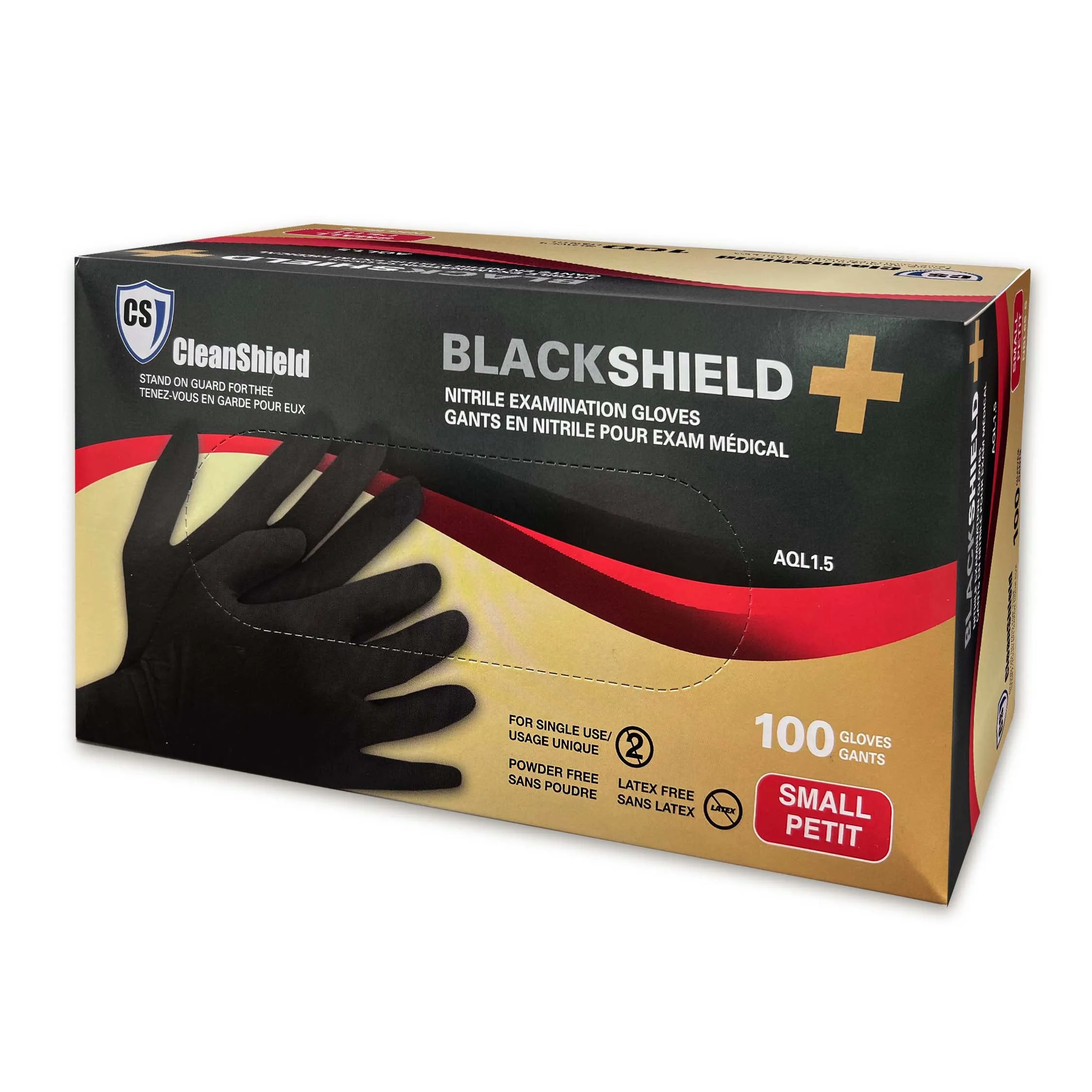 Black Shield  Nitrile Examination Gloves - Style NBL65 - 6 Mil