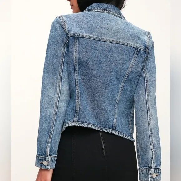 Blanknyc Raw Hem Denim Jacket