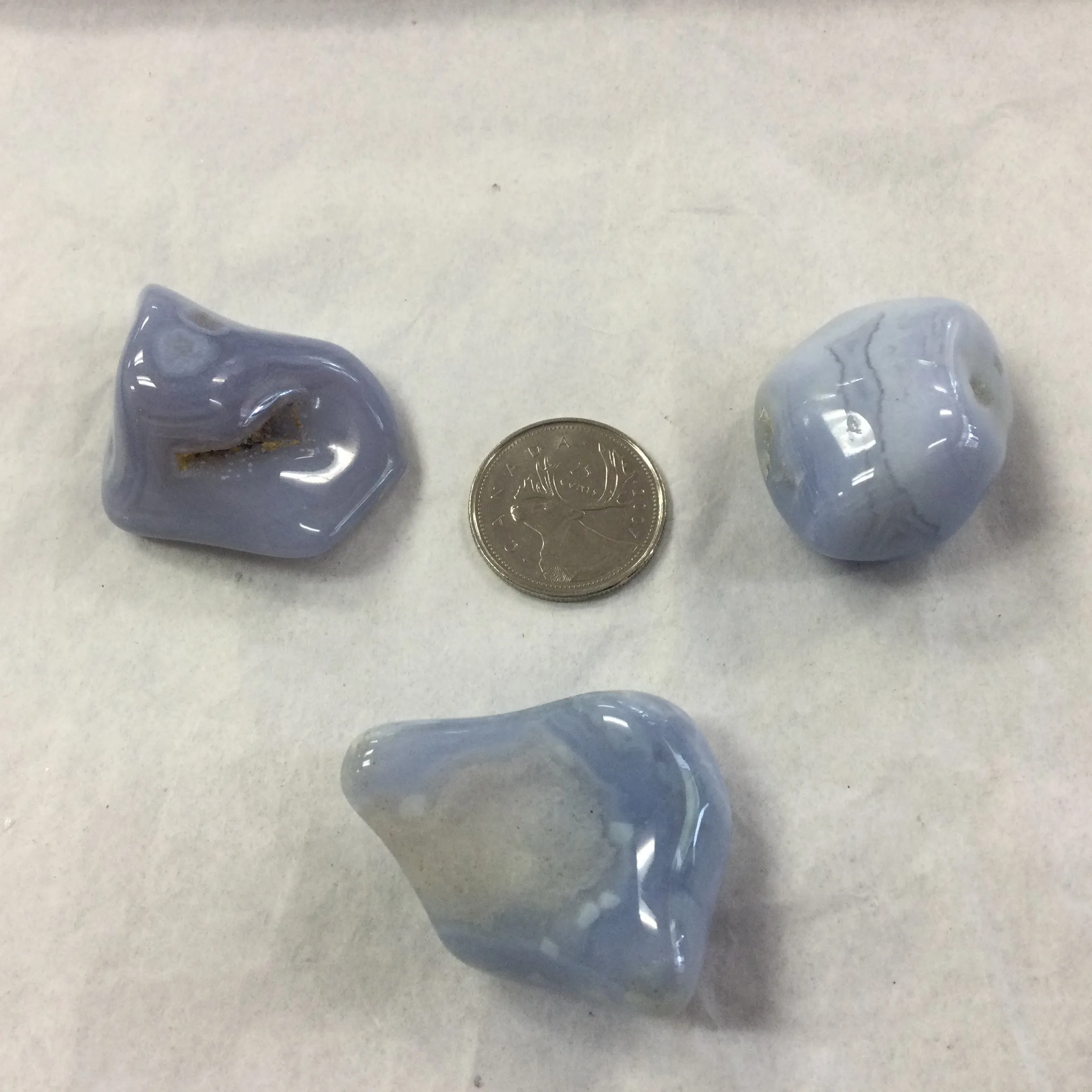 Blue Lace Agate Tumbles