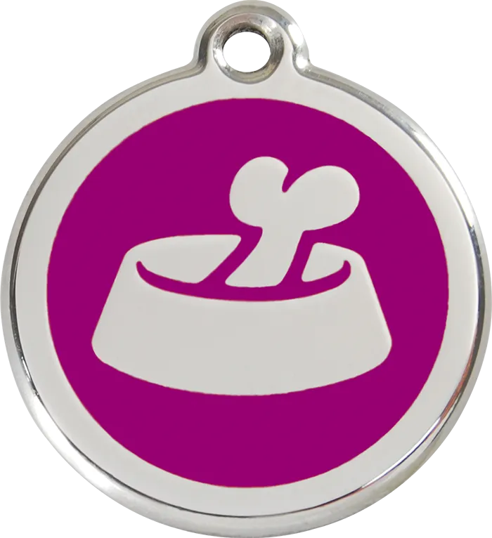 Bone in Bowl ID Tag