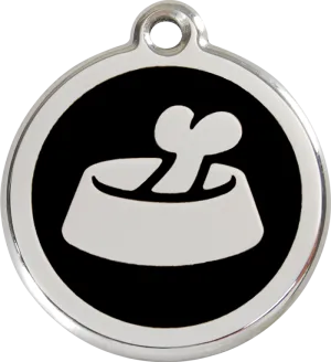 Bone in Bowl ID Tag