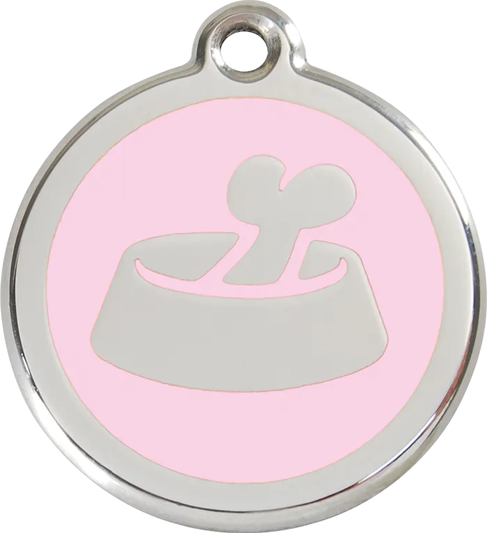 Bone in Bowl ID Tag