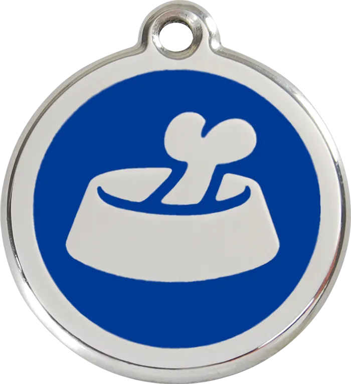 Bone in Bowl ID Tag
