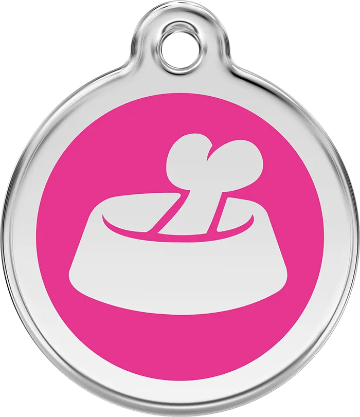 Bone in Bowl ID Tag