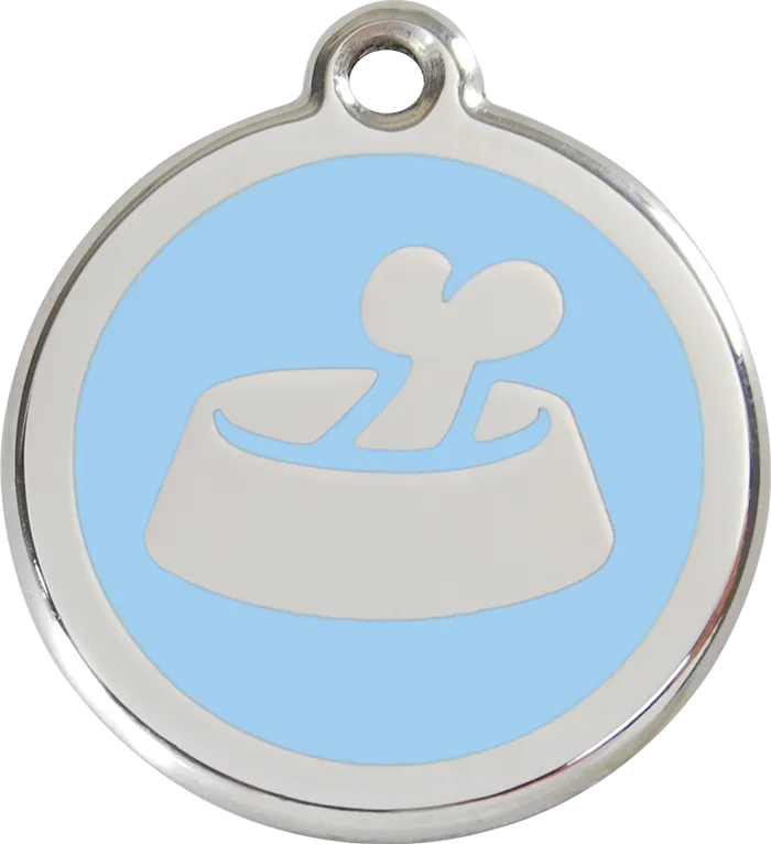 Bone in Bowl ID Tag