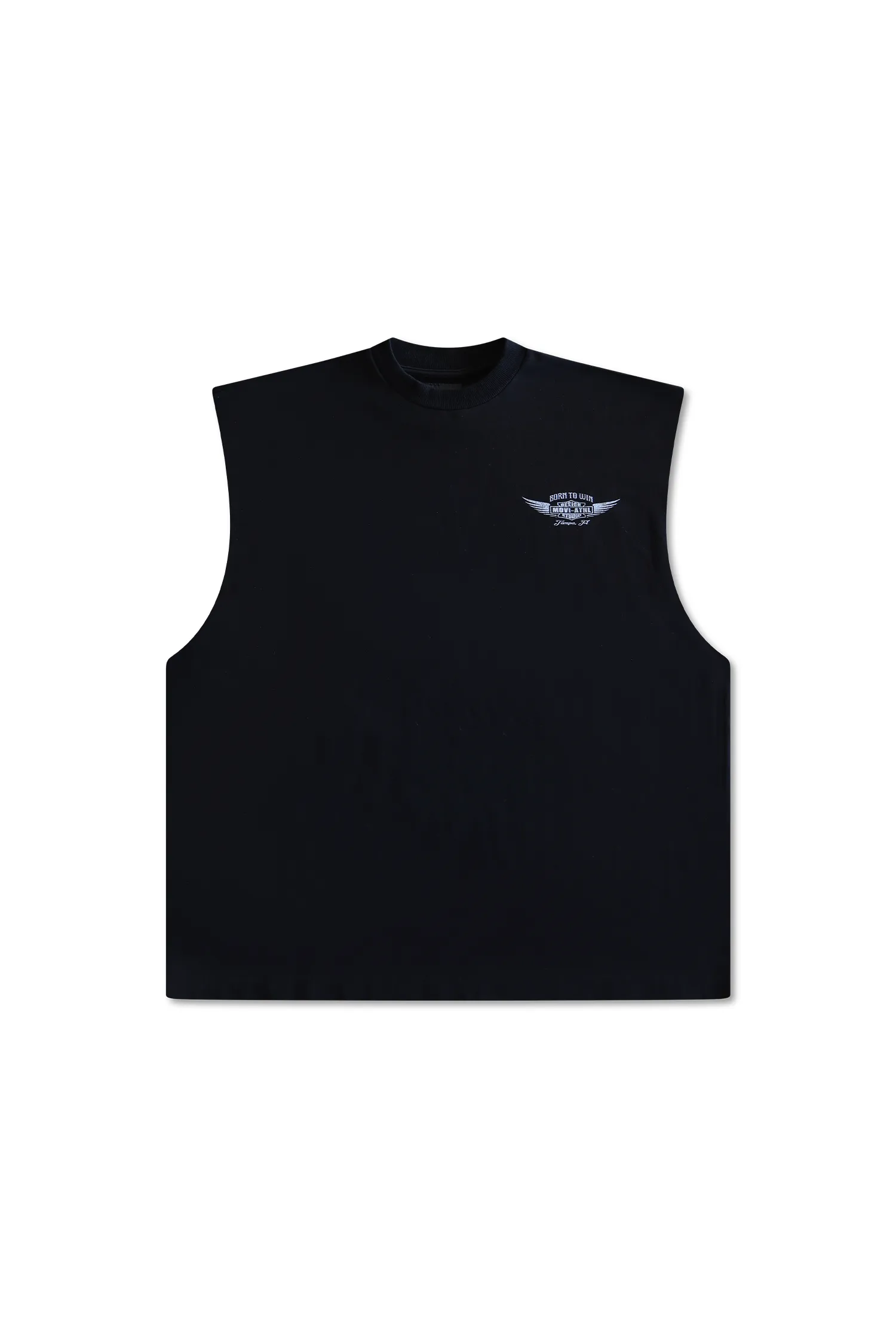 BORN TO WIN CUT-OFF - BLACK