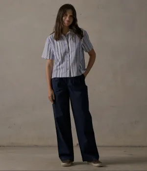 BOXY BUTTON UP SHIRT