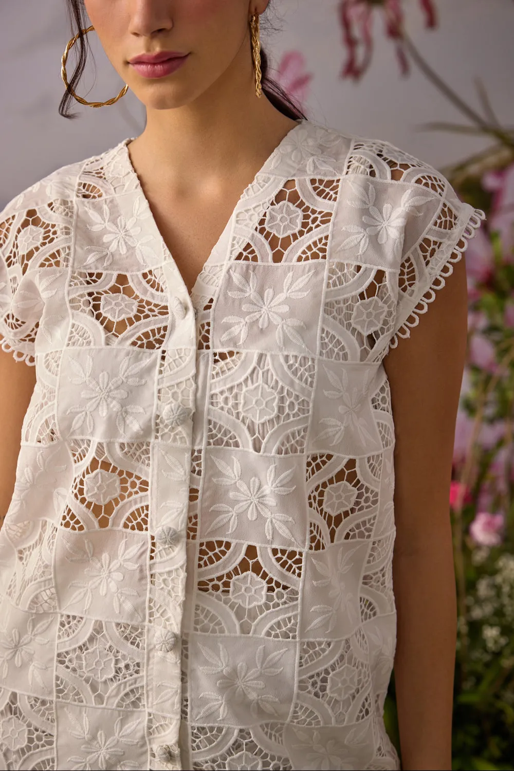 Boxy Lace Top