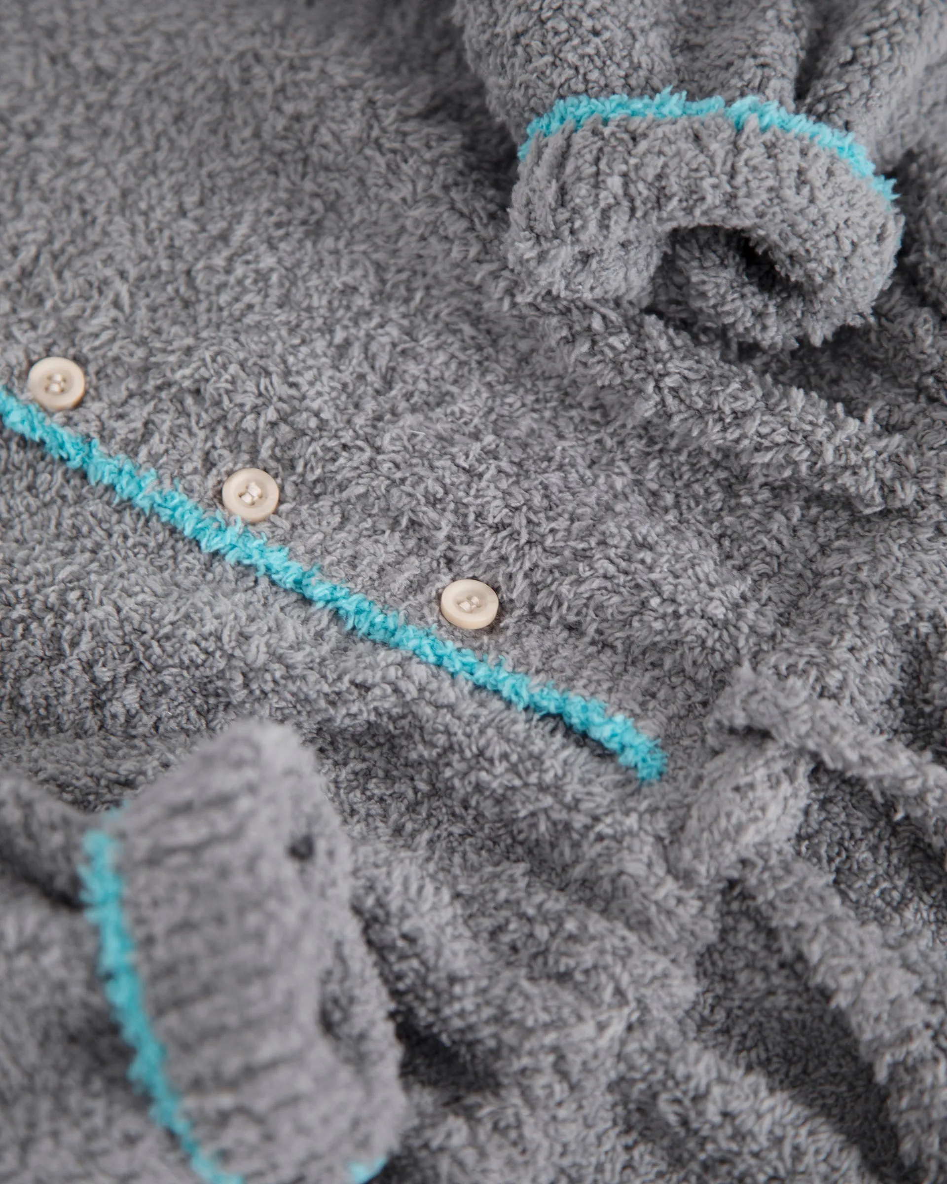 Boxy Long Sleeved Jumpsuit - Fuzzy