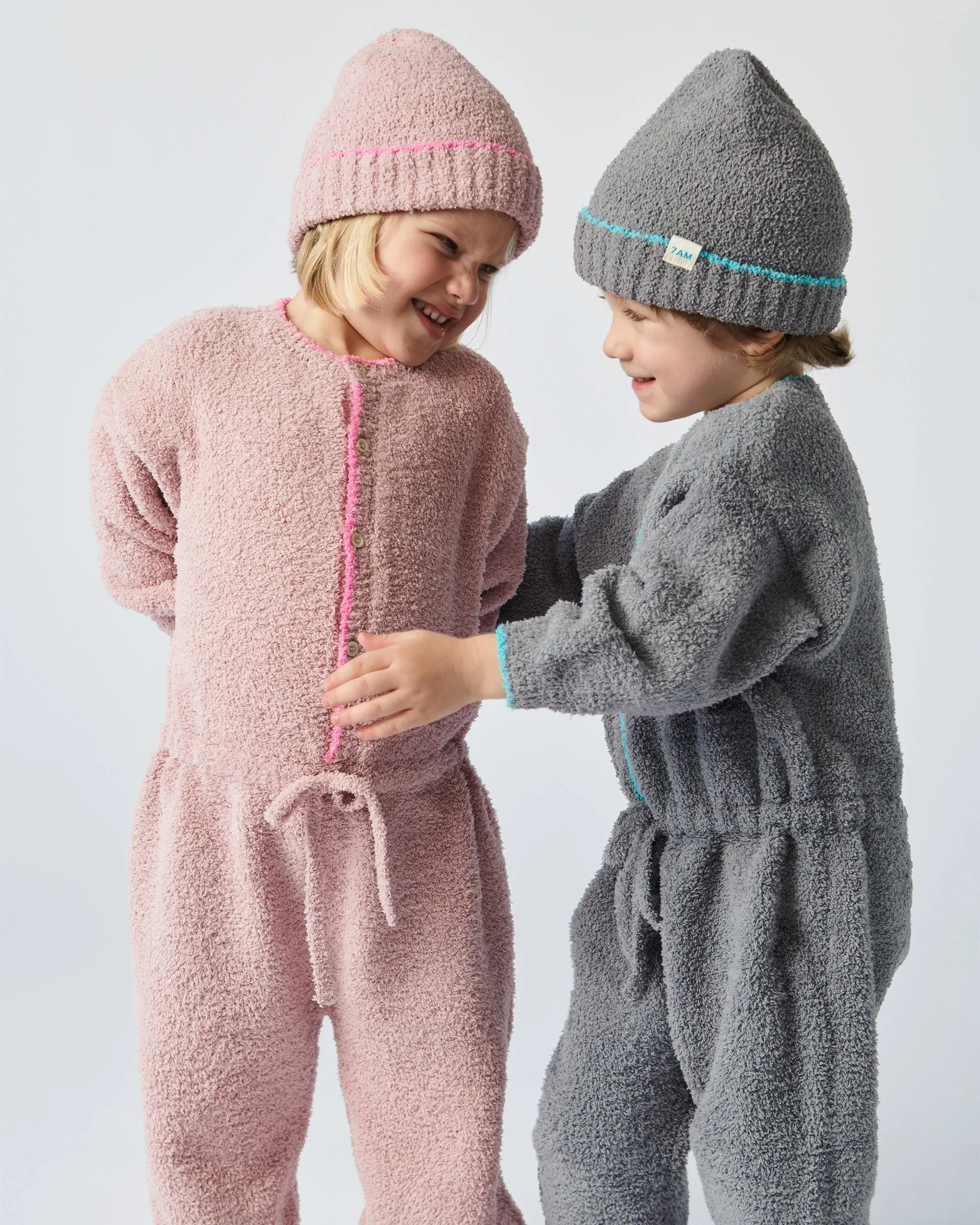 Boxy Long Sleeved Jumpsuit - Fuzzy
