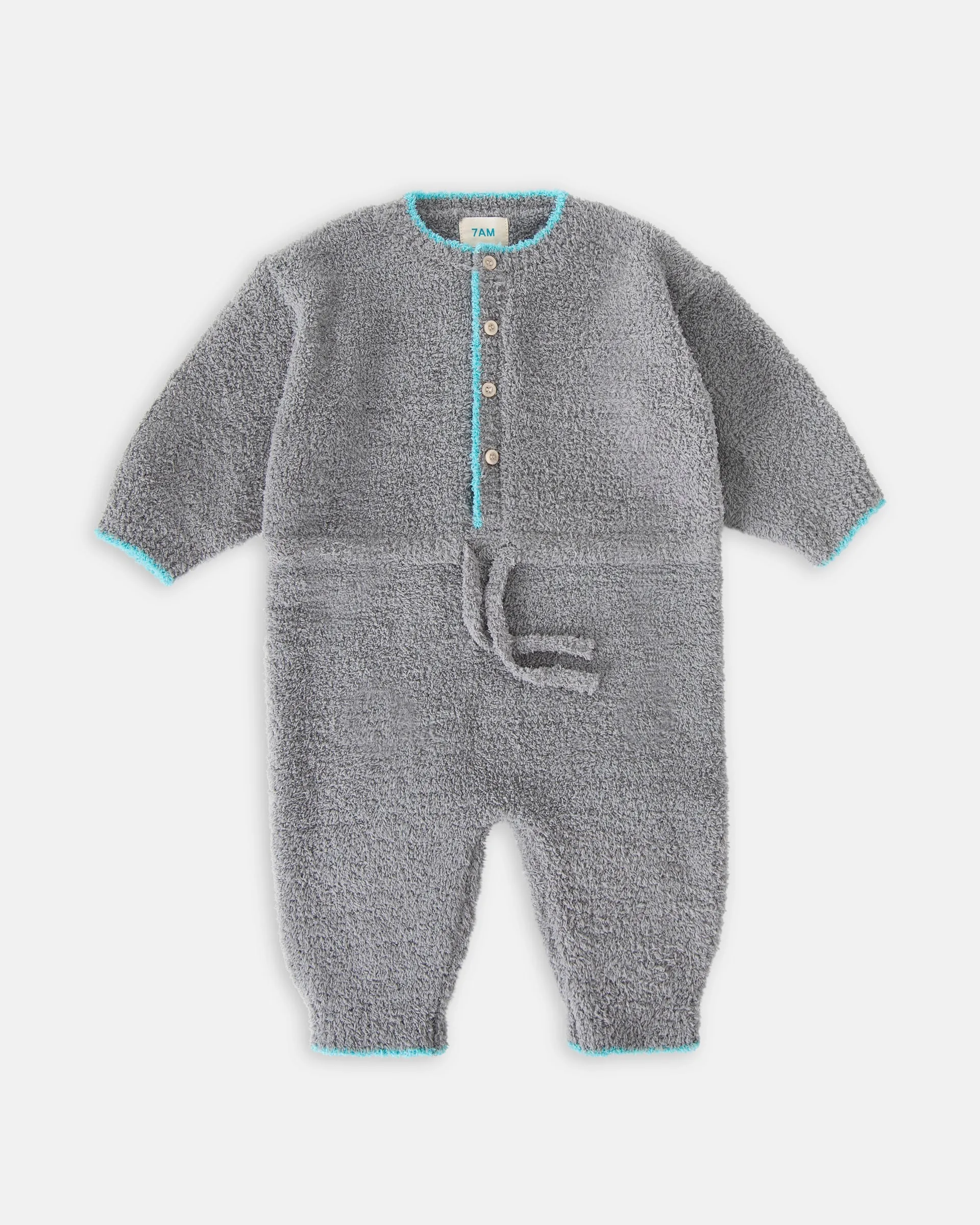 Boxy Long Sleeved Jumpsuit - Fuzzy
