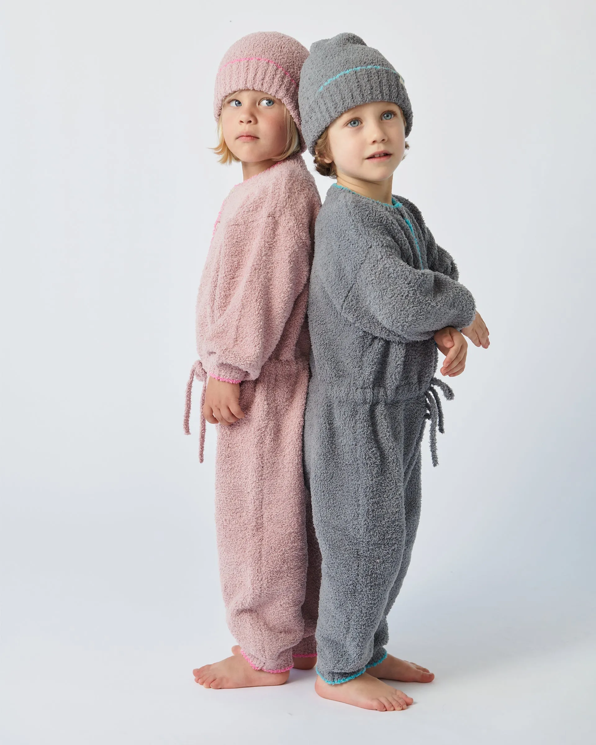 Boxy Long Sleeved Jumpsuit - Fuzzy