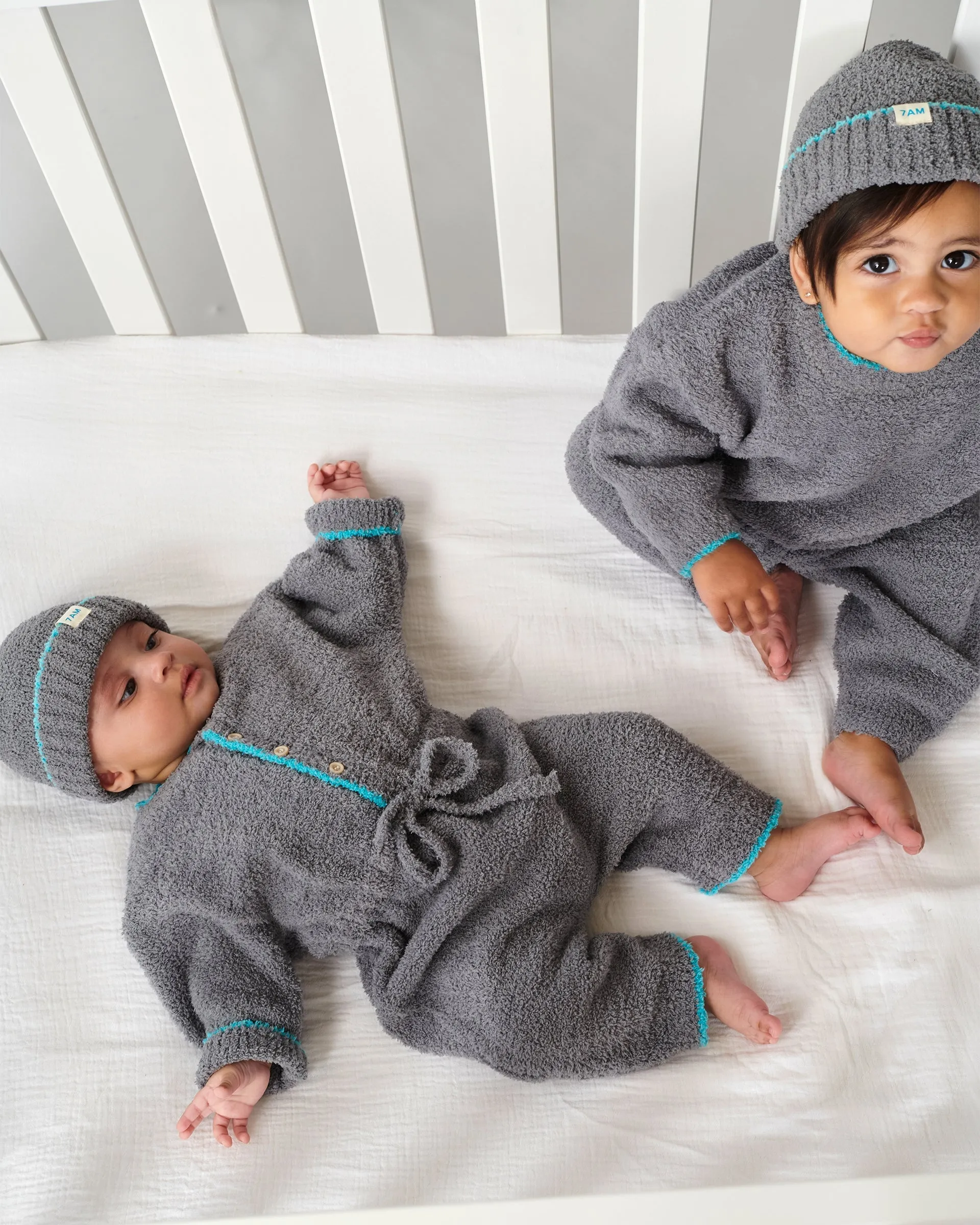 Boxy Long Sleeved Jumpsuit - Fuzzy