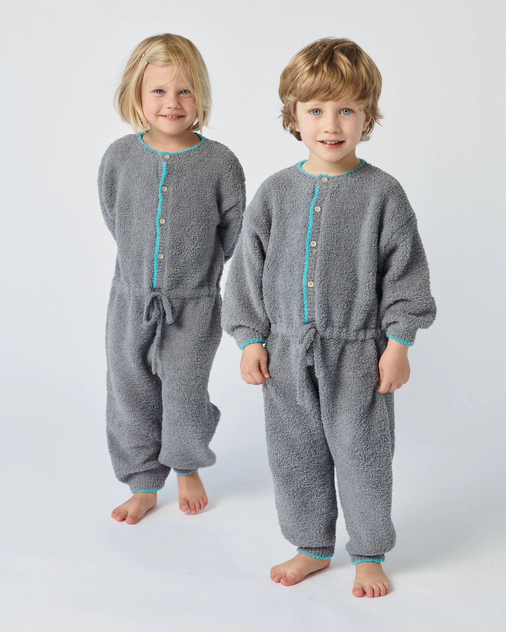 Boxy Long Sleeved Jumpsuit - Fuzzy