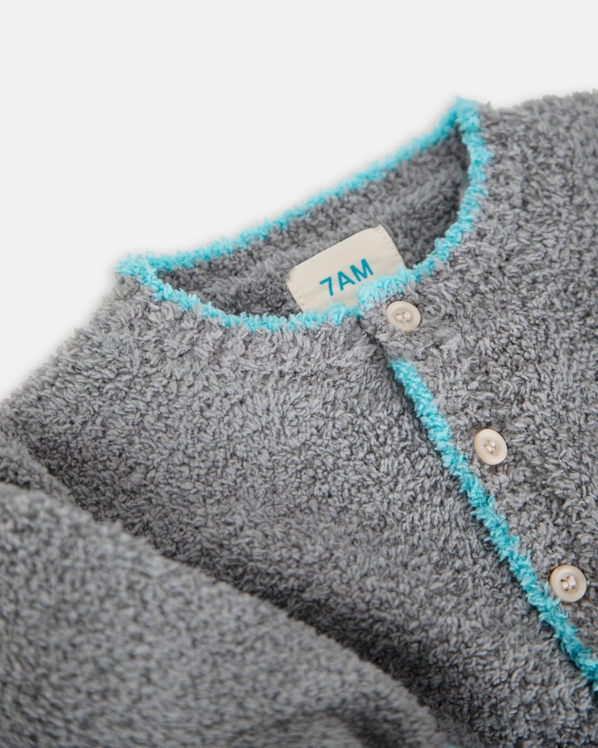 Boxy Long Sleeved Jumpsuit - Fuzzy
