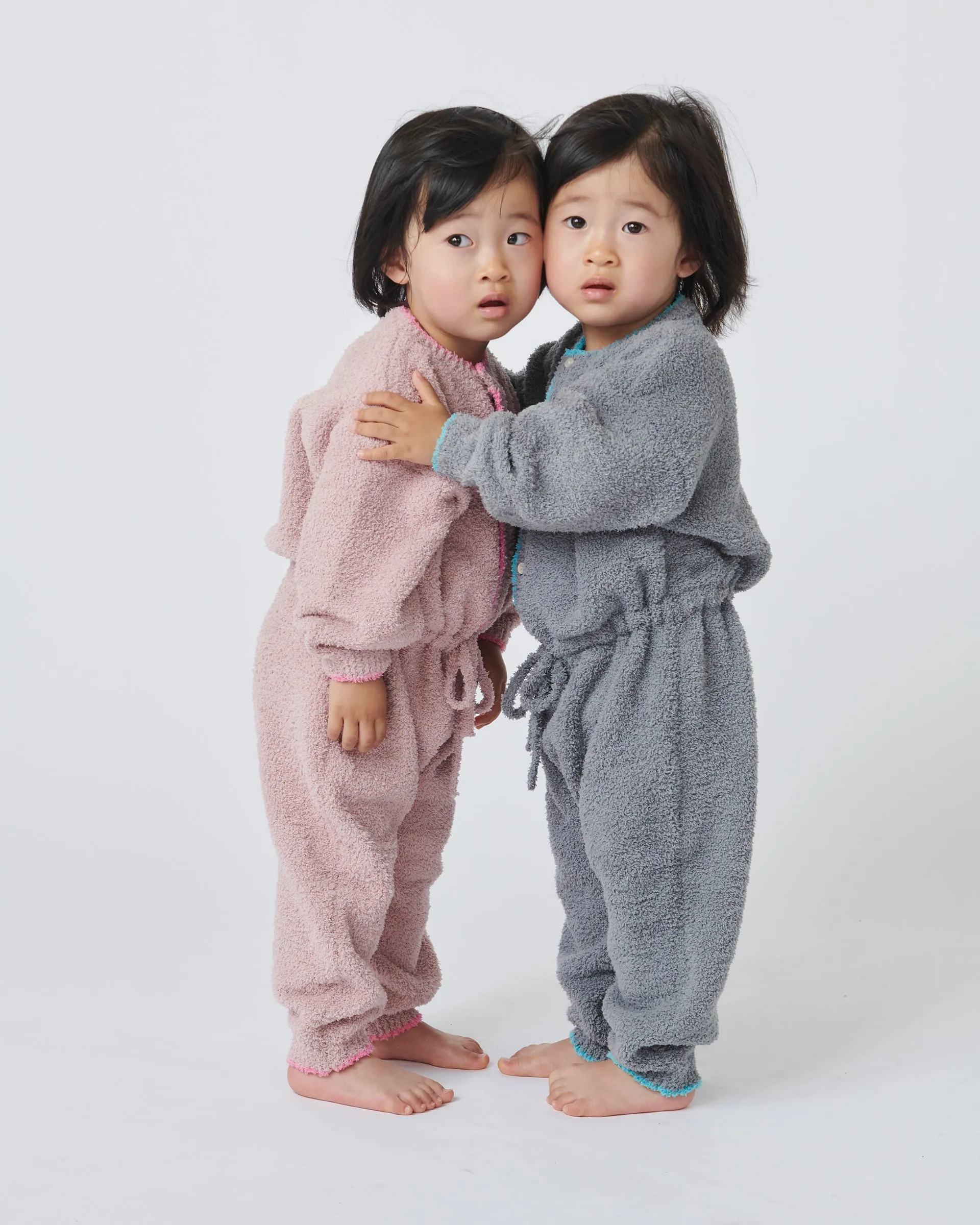 Boxy Long Sleeved Jumpsuit - Fuzzy