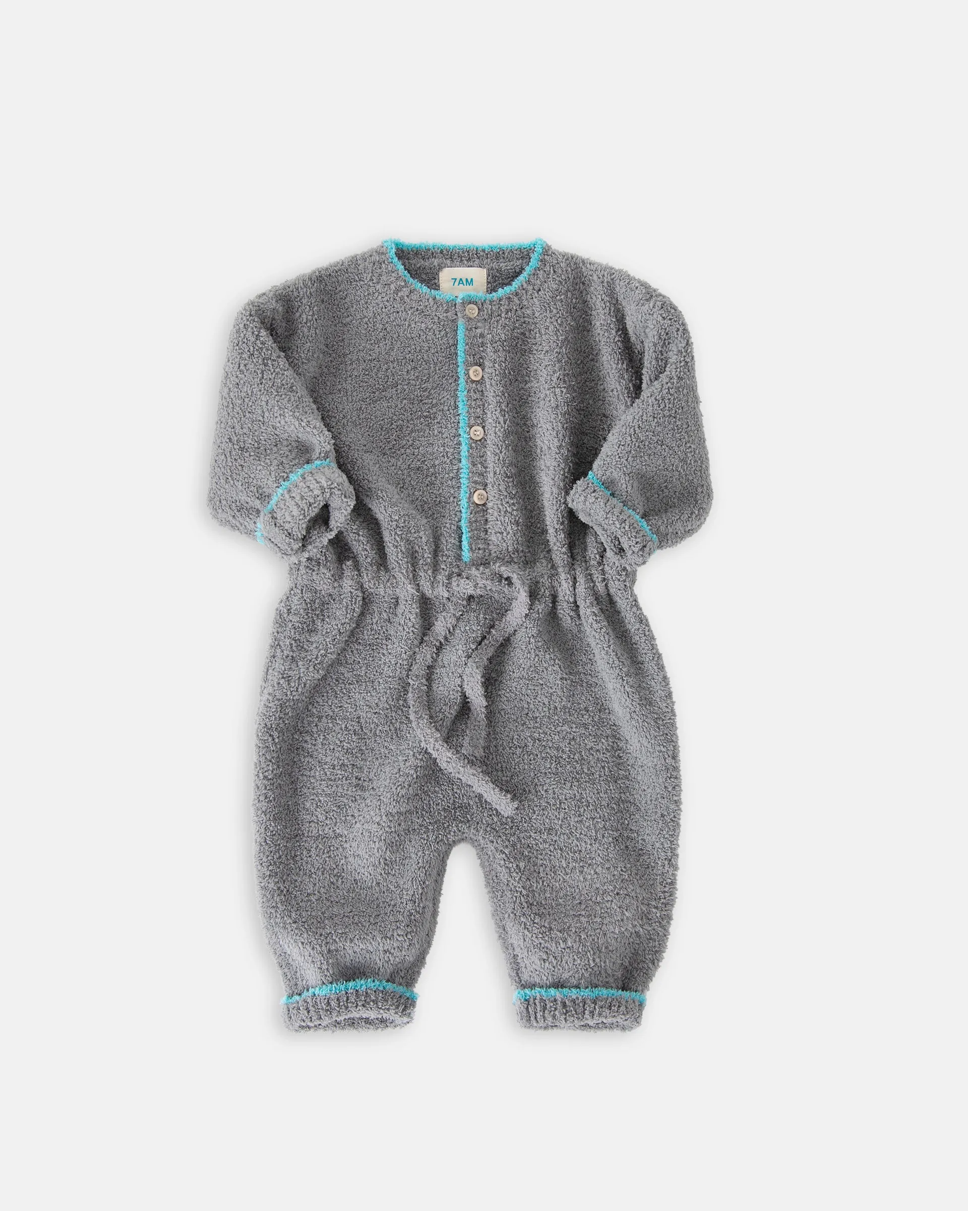 Boxy Long Sleeved Jumpsuit - Fuzzy