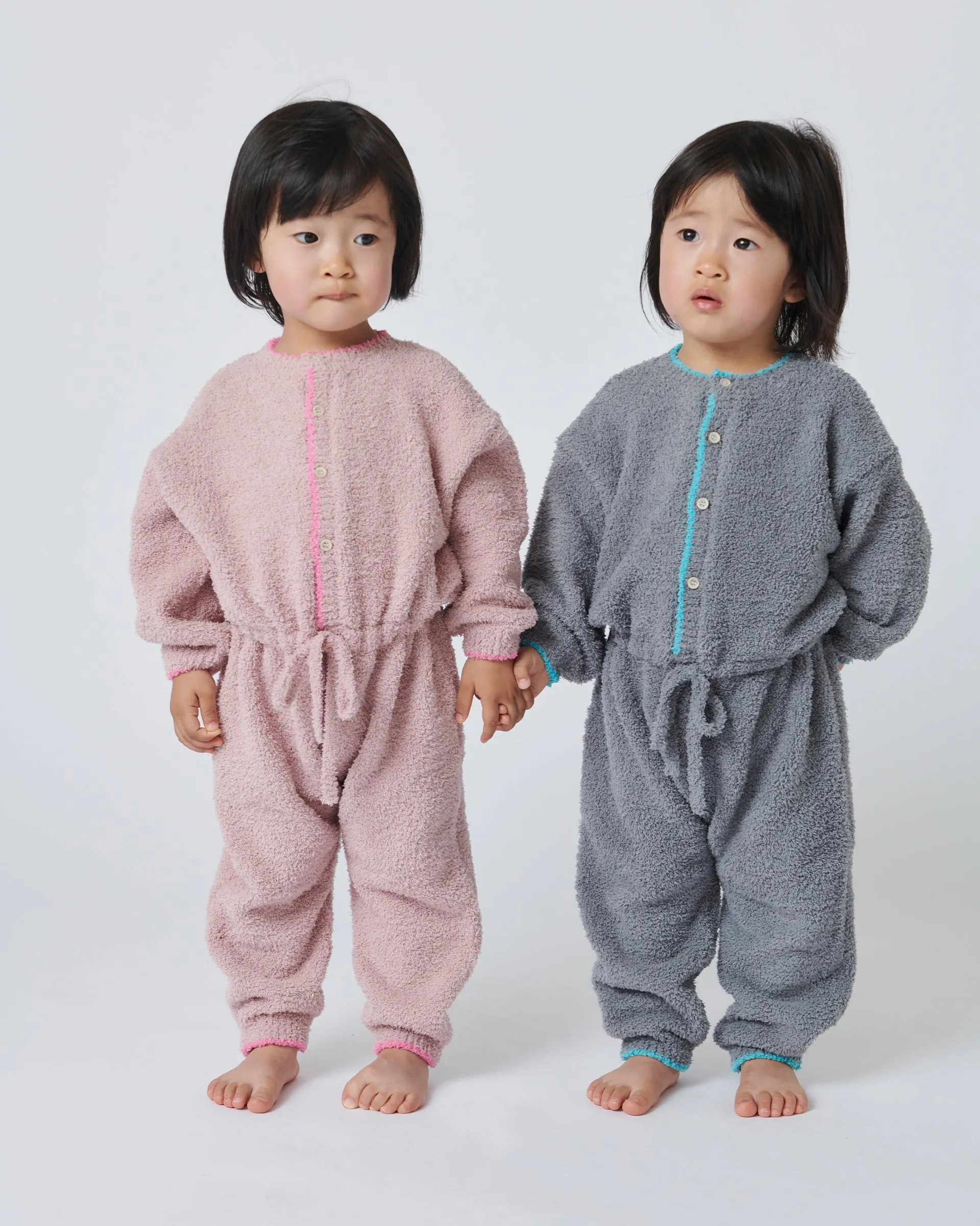 Boxy Long Sleeved Jumpsuit - Fuzzy