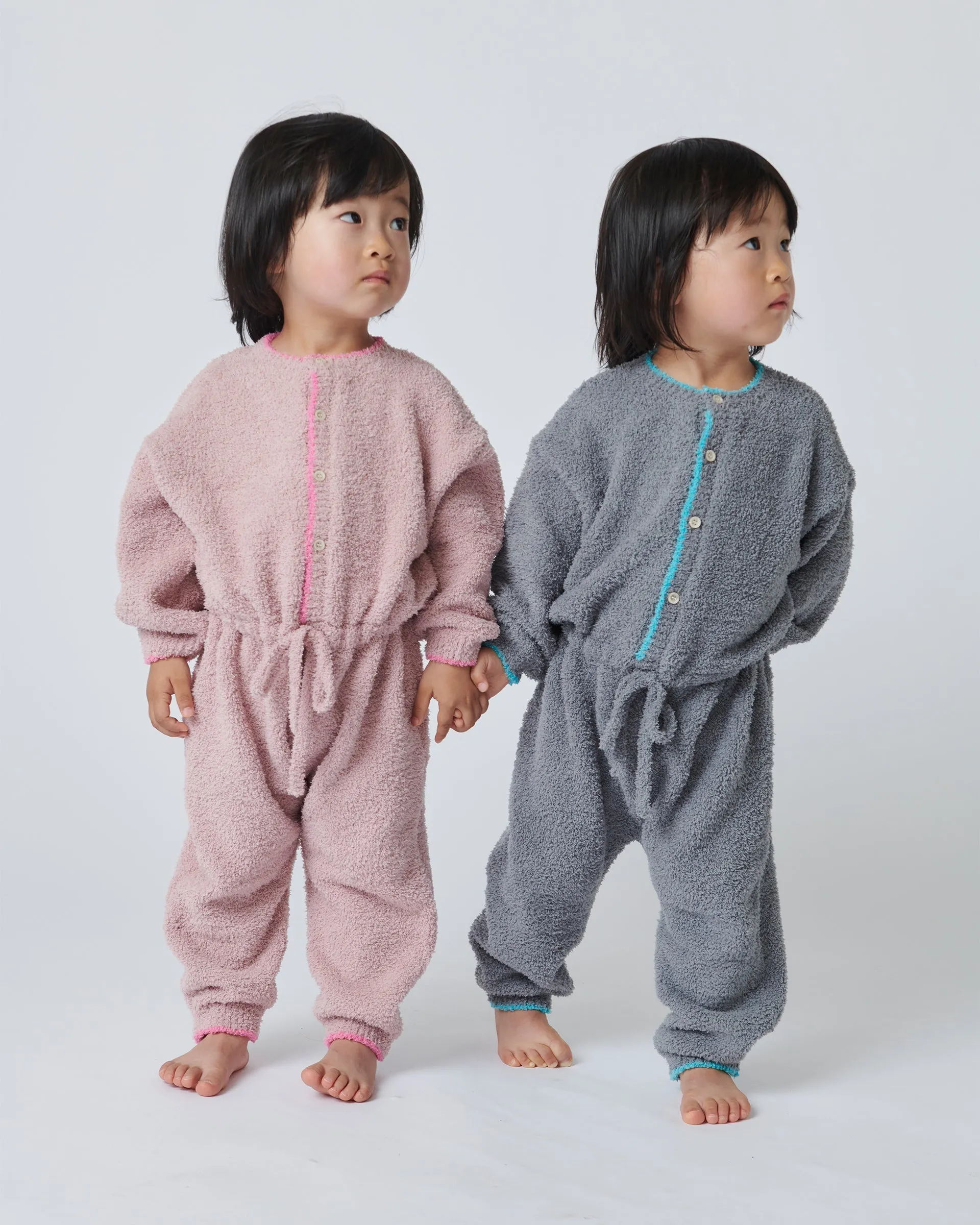 Boxy Long Sleeved Jumpsuit - Fuzzy