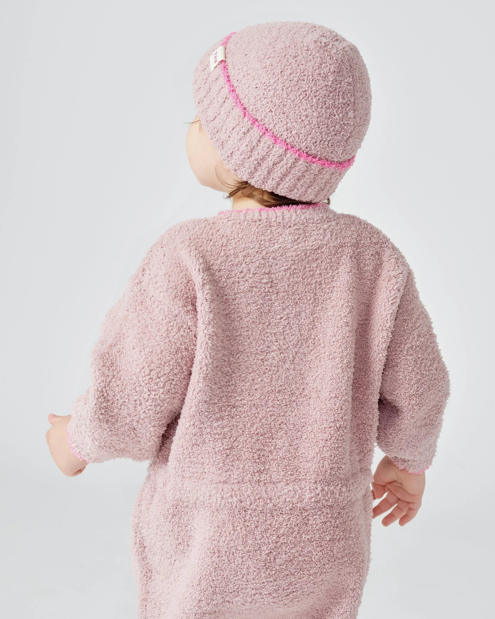 Boxy Long Sleeved Jumpsuit - Fuzzy