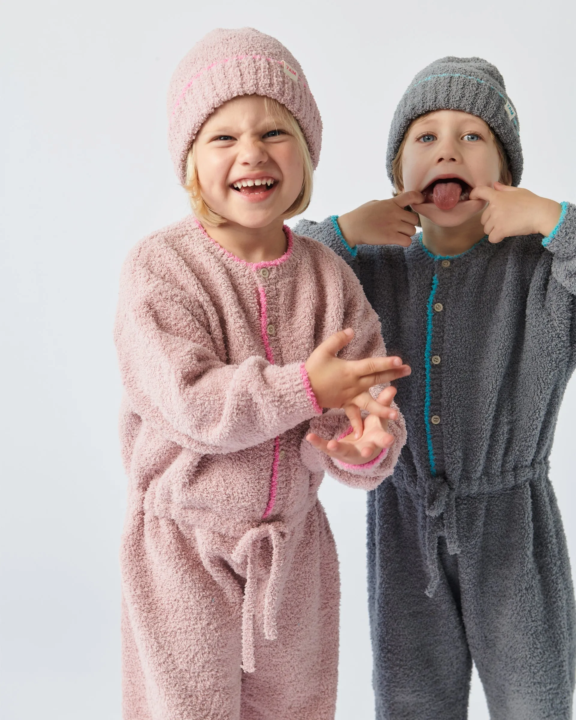 Boxy Long Sleeved Jumpsuit - Fuzzy