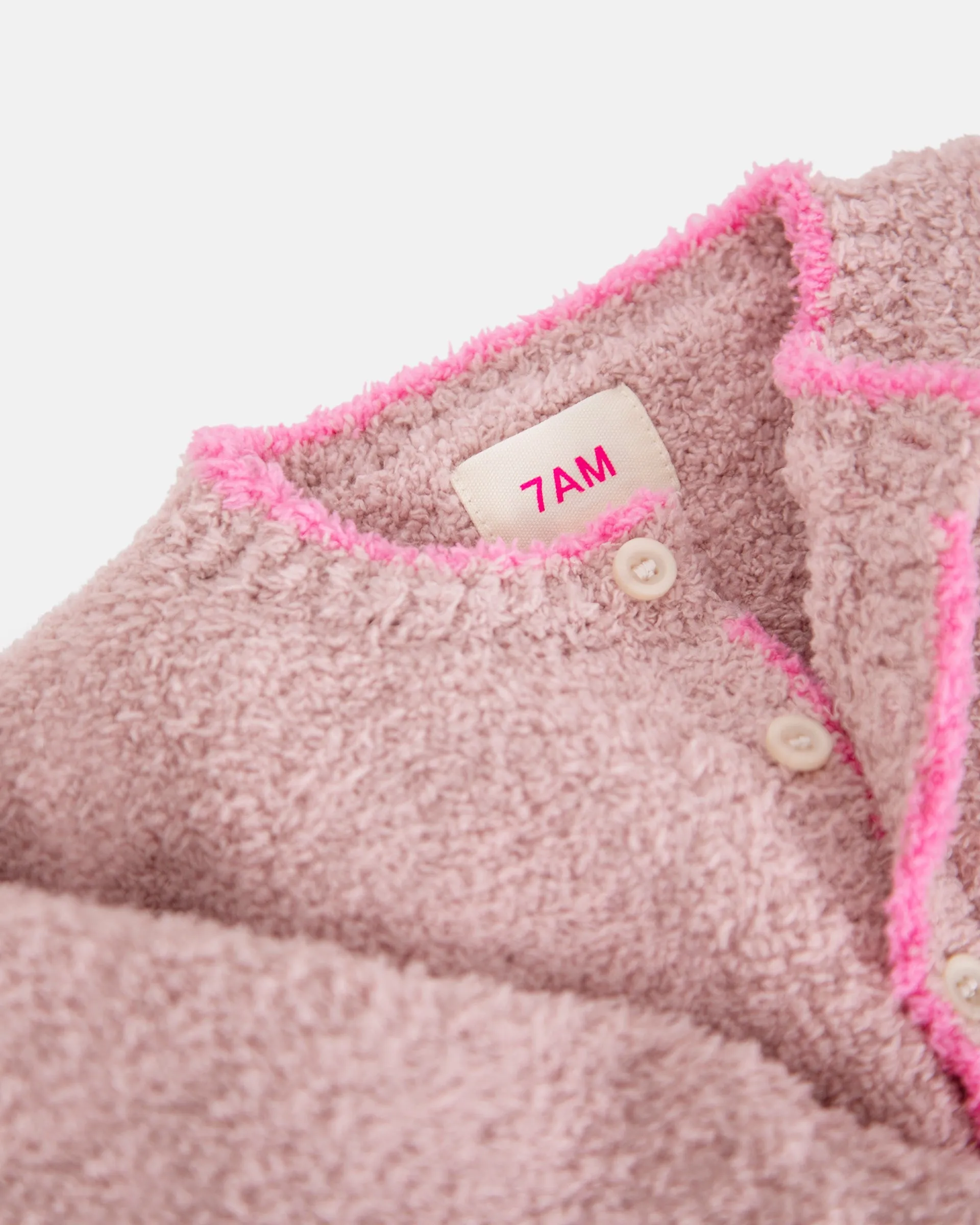 Boxy Long Sleeved Jumpsuit - Fuzzy