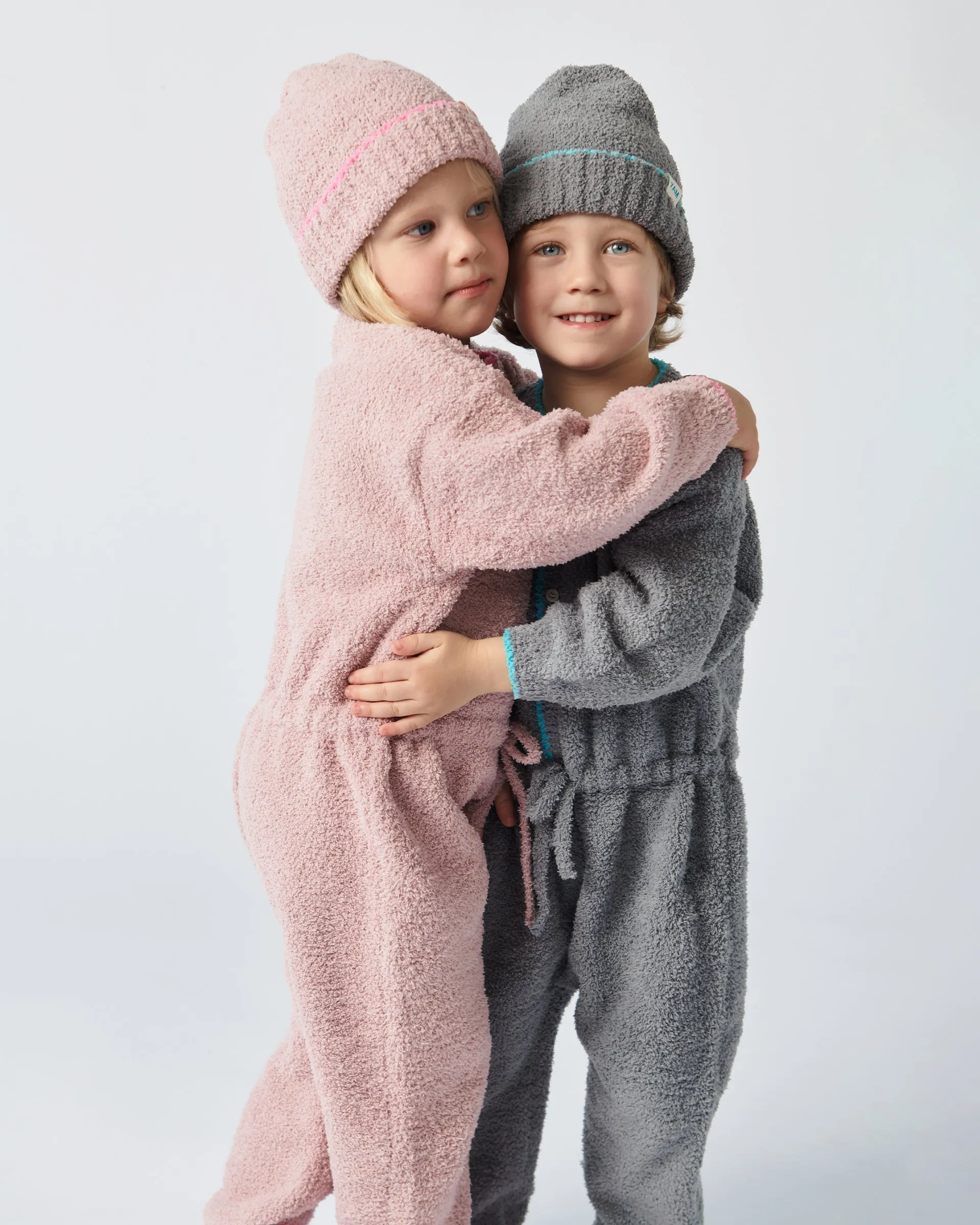 Boxy Long Sleeved Jumpsuit - Fuzzy