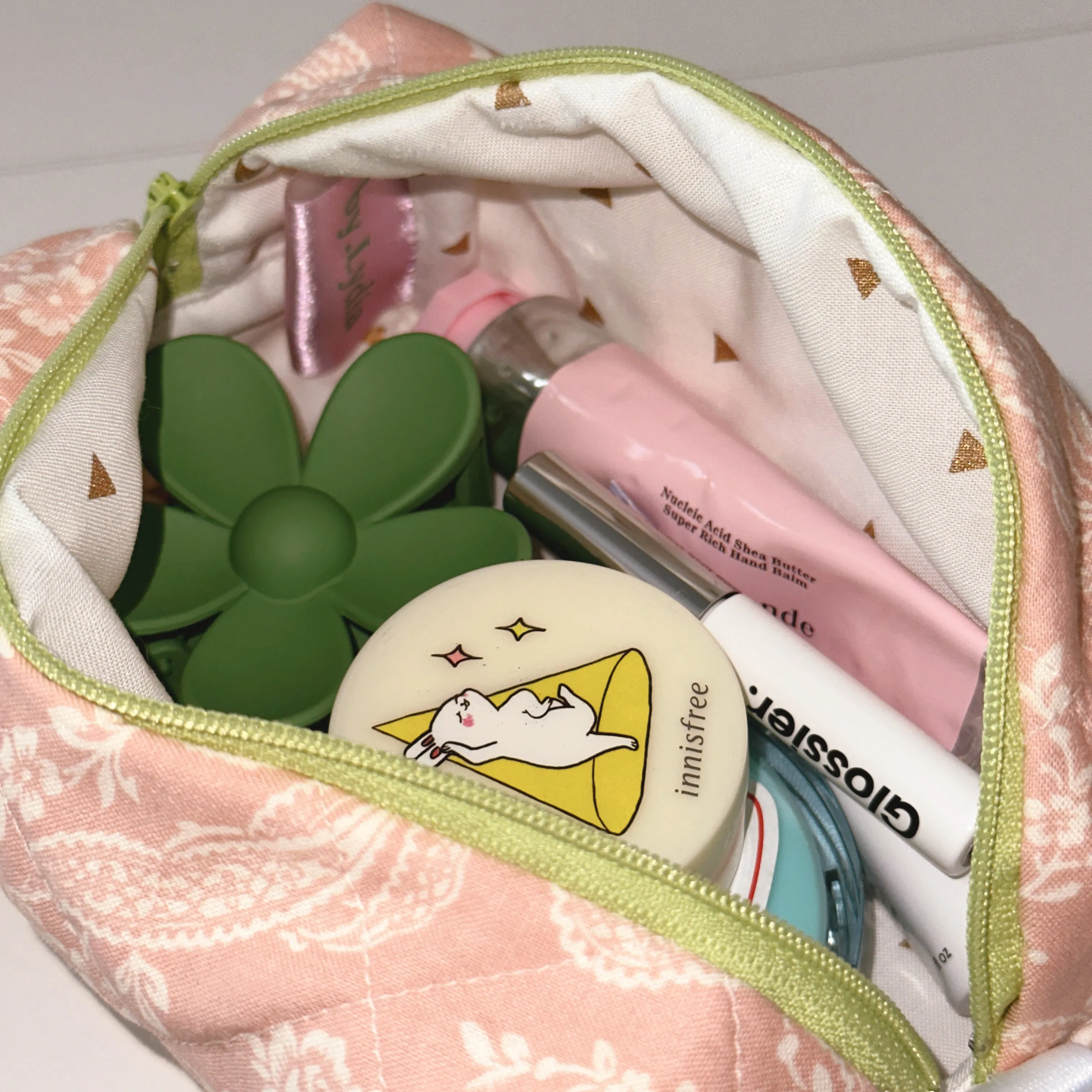 Boxy Pouch - Vintage Rose