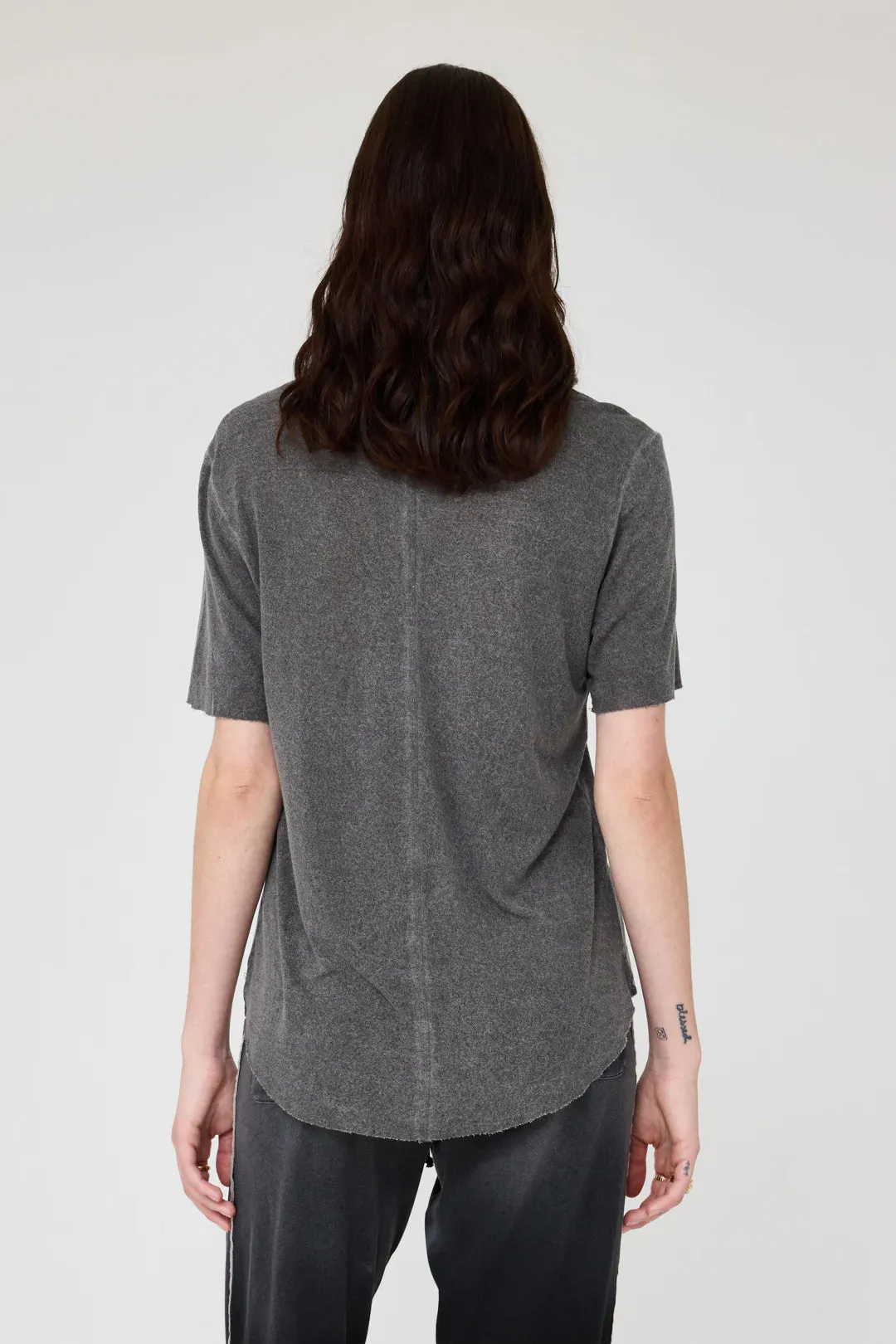 BOXY TEE - CHARCOAL