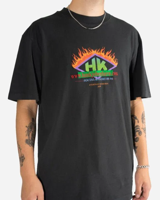 Boxy Tee - Faded Black