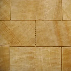 Brick Pattern Honey Onyx 3x6 Polished Tiles Mosaics for Backsplash, Shower Walls, Bathroom Floors