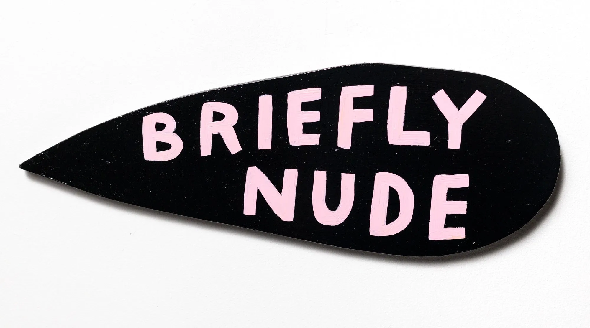 briefly nude