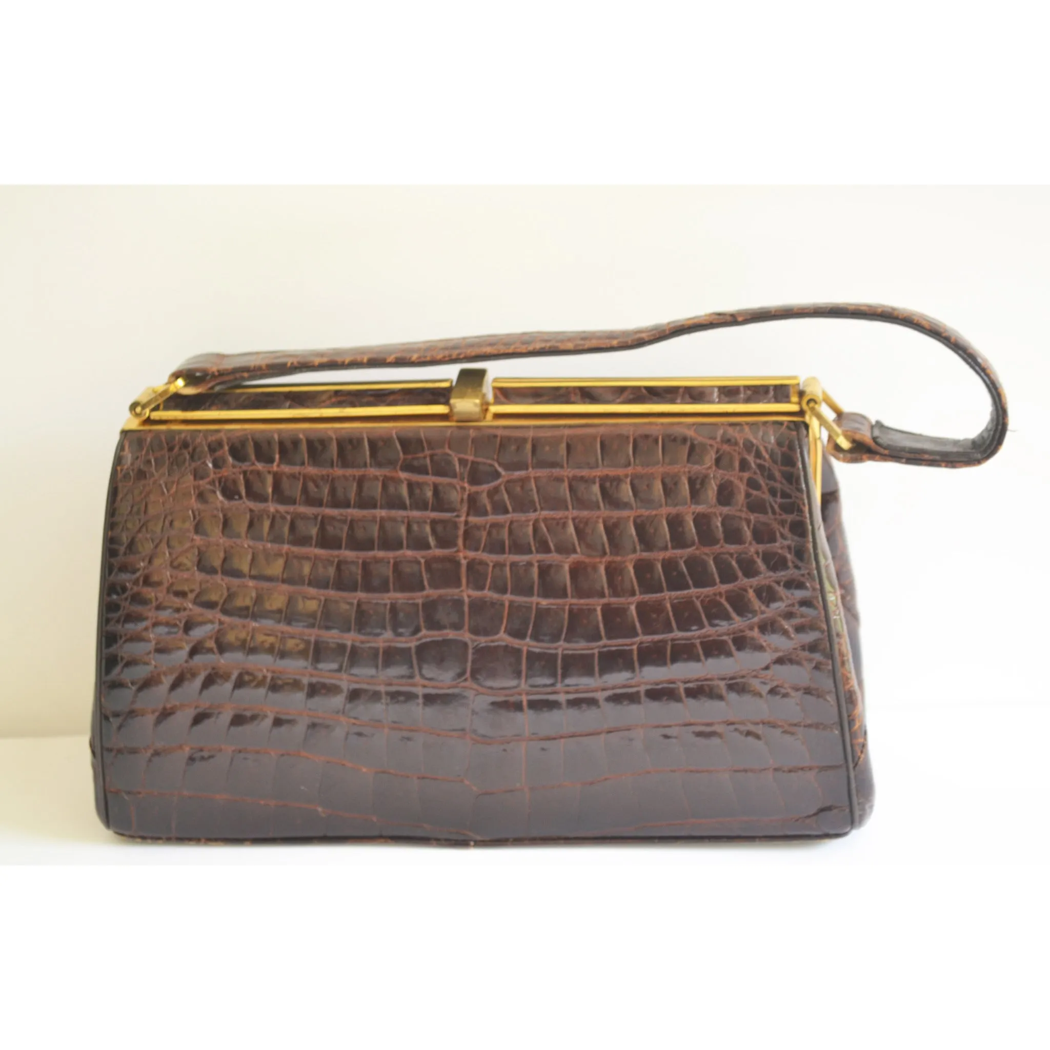 Brown Alligator Purse By Bellstone