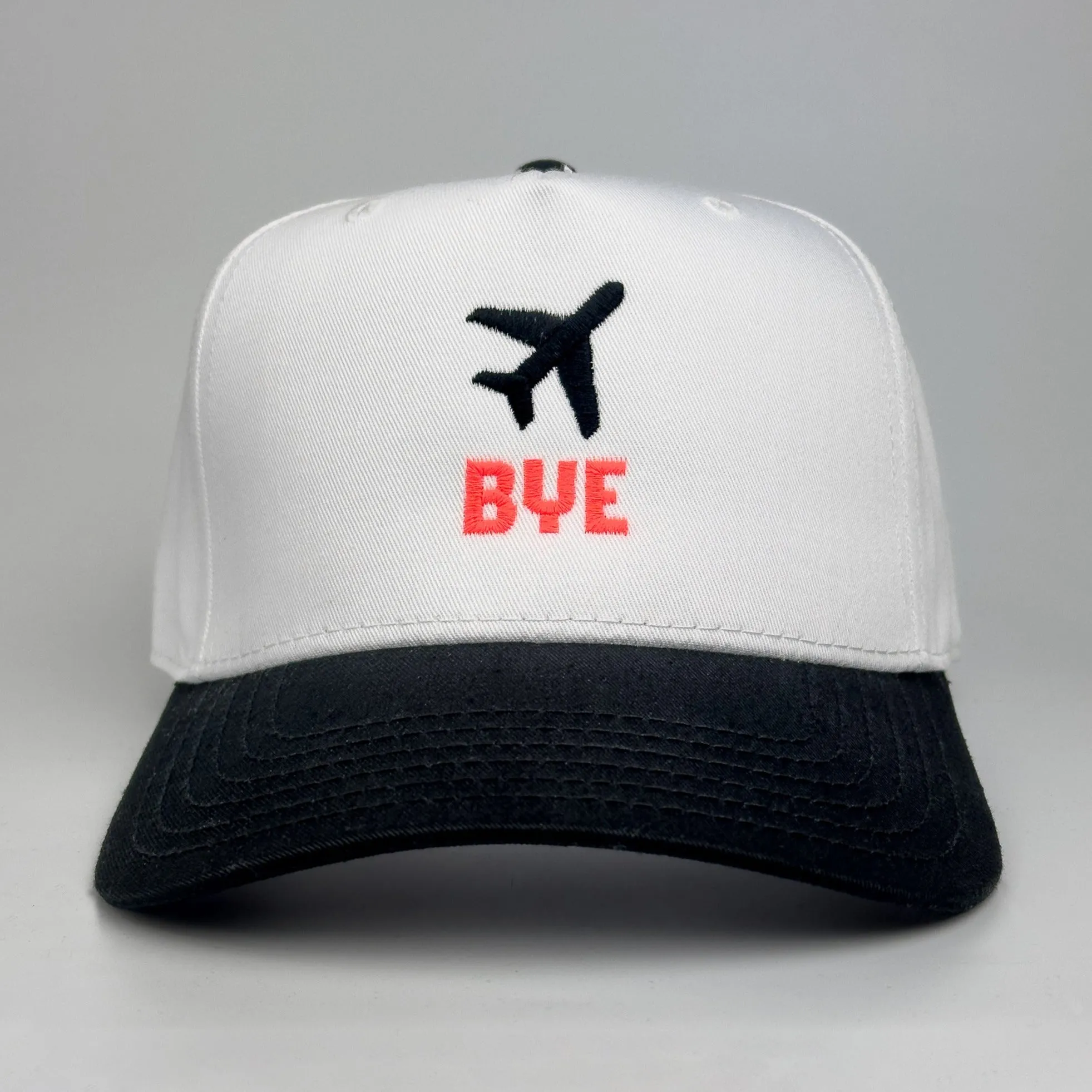 BYE - Black/White 2-Tone - Structured 5-Panel