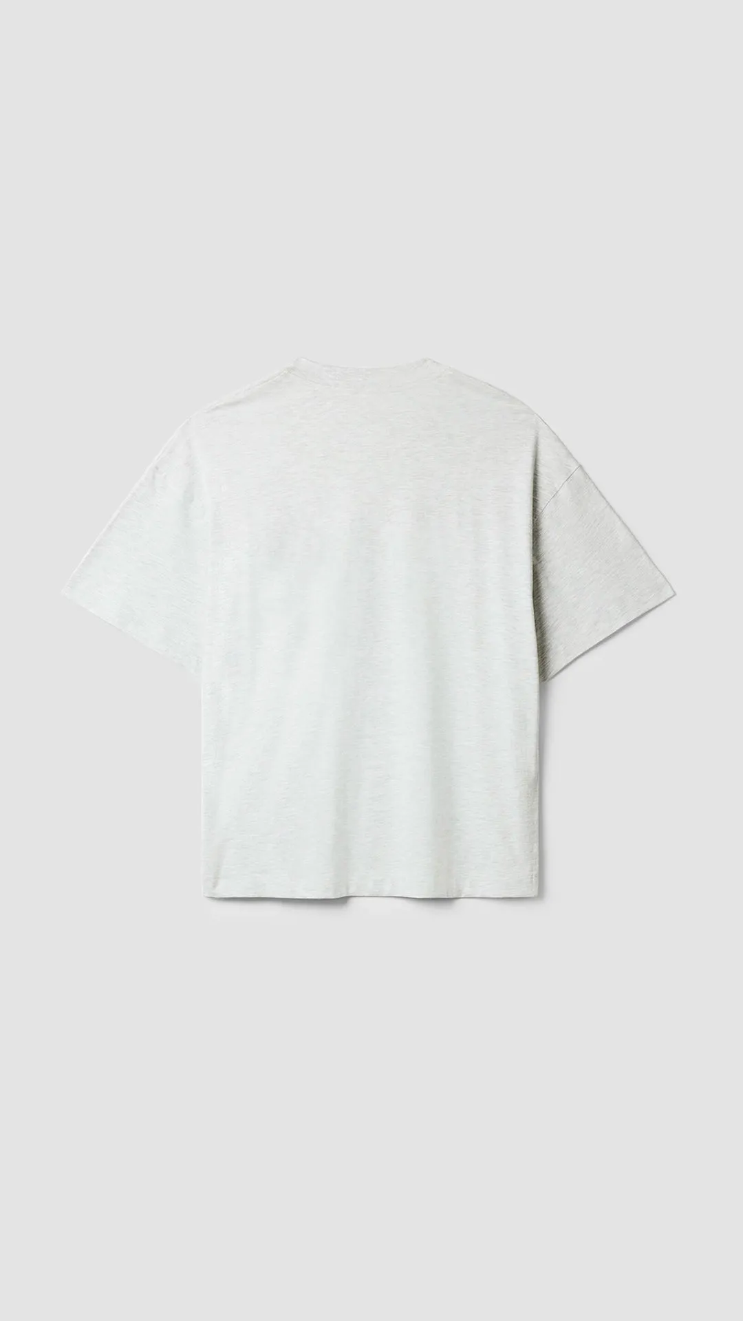 CAMISETA HEART POCKET LIGHT GREY MELANGE