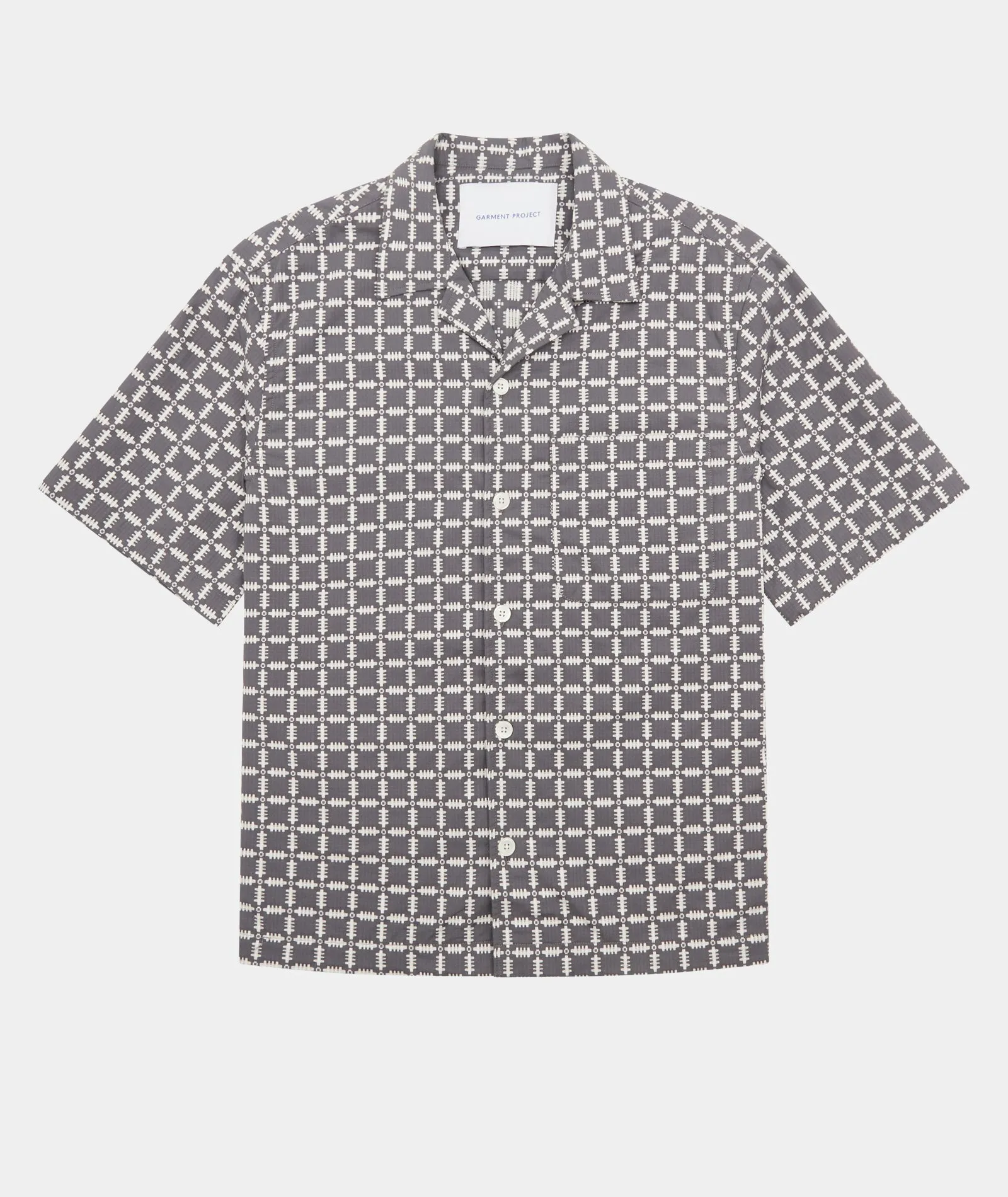 Camp Collar Shirt - Grey
